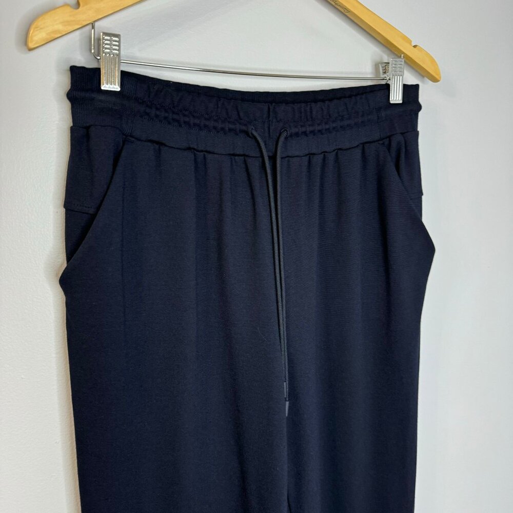 T By Talbots Drawstring Jogger Pant Navy Casual W… - image 2